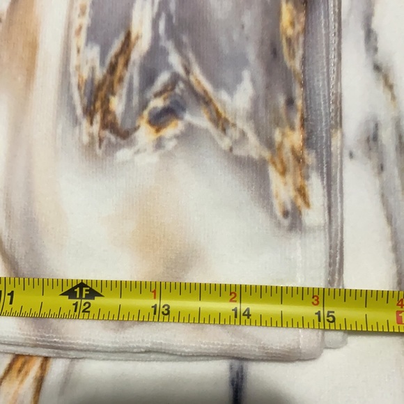 3-piece Bath towel set, marble design - Picture 7 of 10